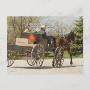 Carte Postale Famille Amish - Accueil