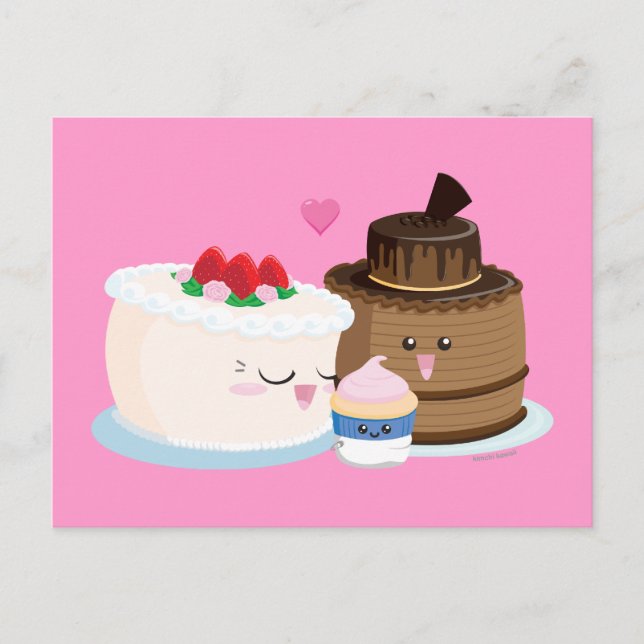 Carte Postale Famille Cake (Devant)