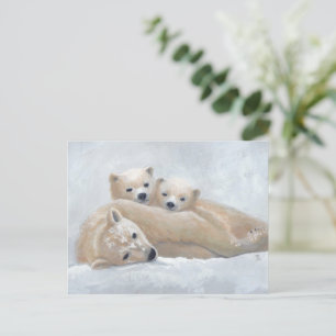 Carte Postale Famille de l'Arctique