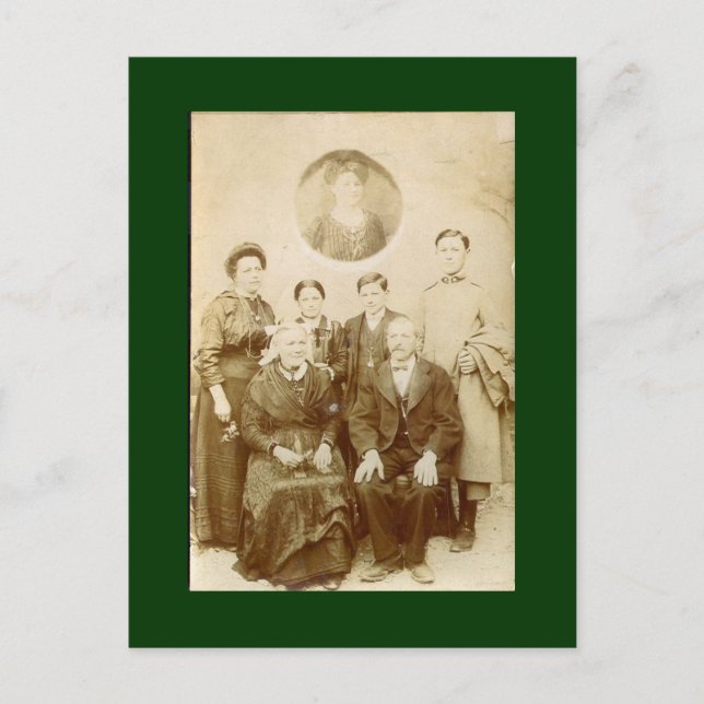 Carte Postale famille de maman (Devant)
