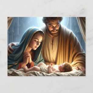 Carte Postale Famille de Noël