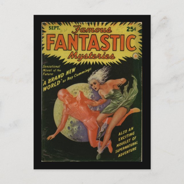 Carte Postale Famille fantastique1Pulp Art (Devant)