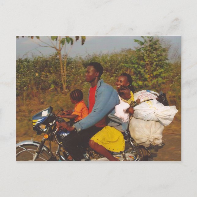 Carte Postale Famille nigériane (Devant)