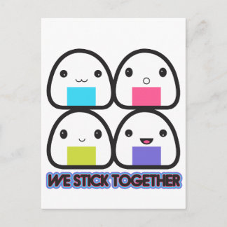 Carte Postale Famille Onigiri