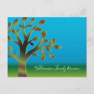 Carte Postale Famille Réunion Barbecue Pique-nique Invitation In