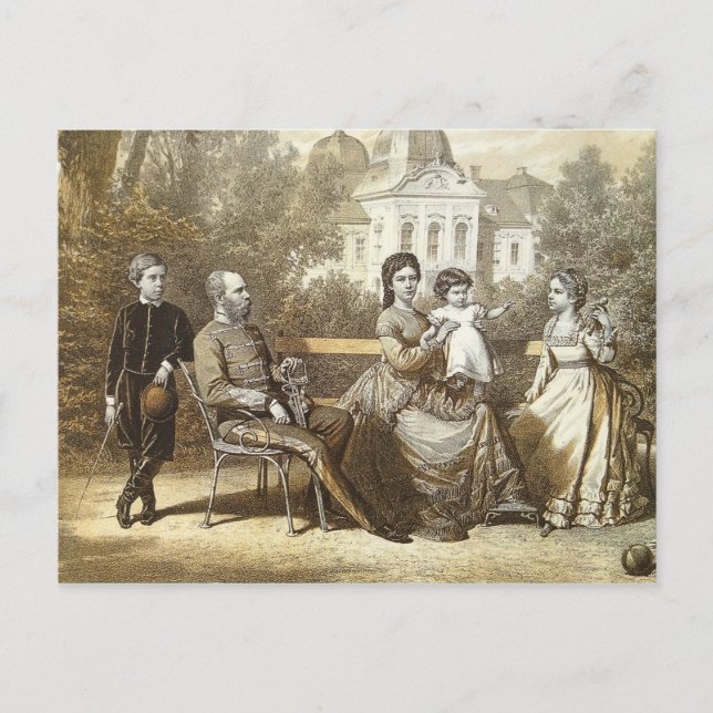 Carte Postale Famille royale d'Autriche - SISS - Habsbourg #014H (Devant)
