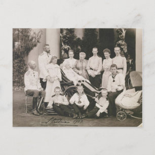 Carte Postale Familles Tsar Russie, Famille Romanov 1903