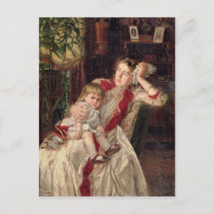Carte Postale Family Quarrel, 1890