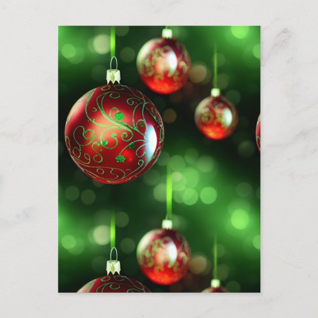 Carte Postale Fancy Christmas Orament Card (Devant)