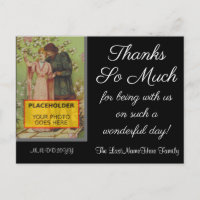 Carte Postale Fancy, Personnalisable "Thanks So Mu