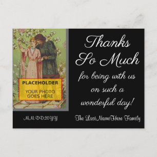 Carte Postale Fancy, Personnalisable "Thanks So Mu