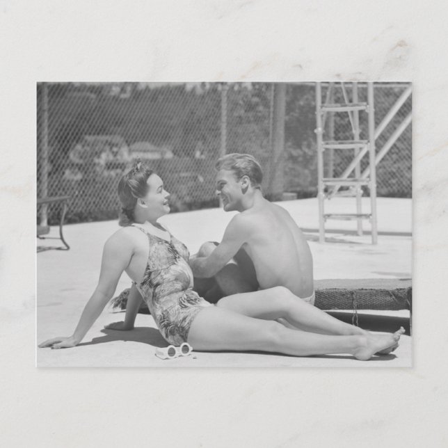 Carte Postale Fandom au bord de la piscine (Devant)