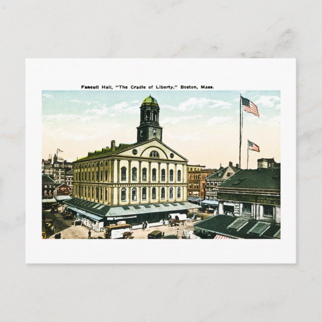 Carte Postale Faneuil Hall, Boston, Massachusetts (Devant)