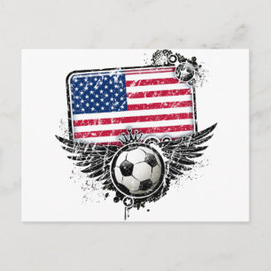 Carte Postale Fans de football USA