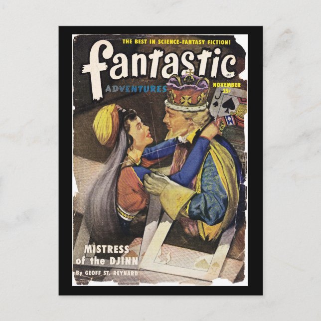 Carte Postale Fantastic Adventures v12 n11 (1950-11.Ziff-Davis)_ (Devant)