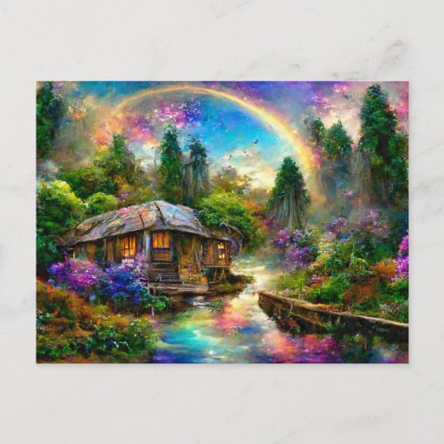 Carte Postale Fantasy Cottage (Devant)