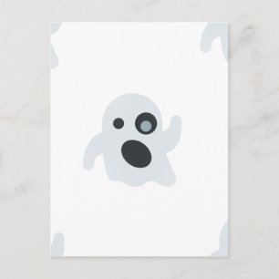 Carte Postale fantôme émoji
