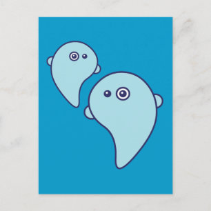 Carte Postale Fantômes mignons