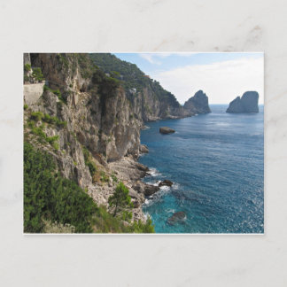 Carte Postale Faraglioni Formation rocheuse sur l'île de Capri