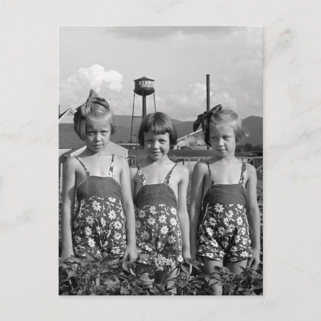 Carte Postale Farmer's Daughters, 1939 (Devant)