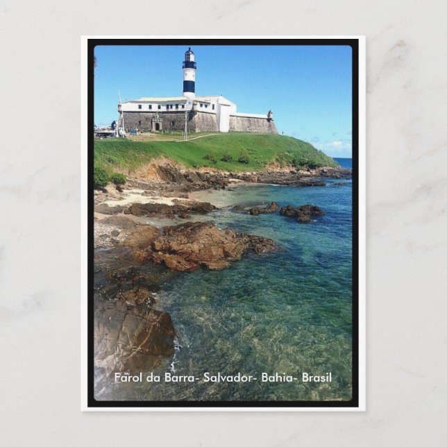 Carte Postale Farol da Barra-Salvador-Bahia-Brasil (Devant)
