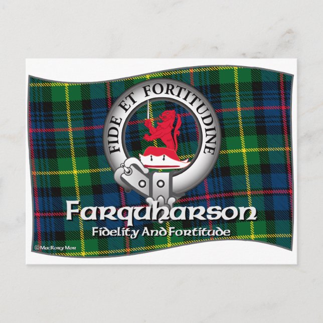 Carte Postale Farquharson Clan (Devant)