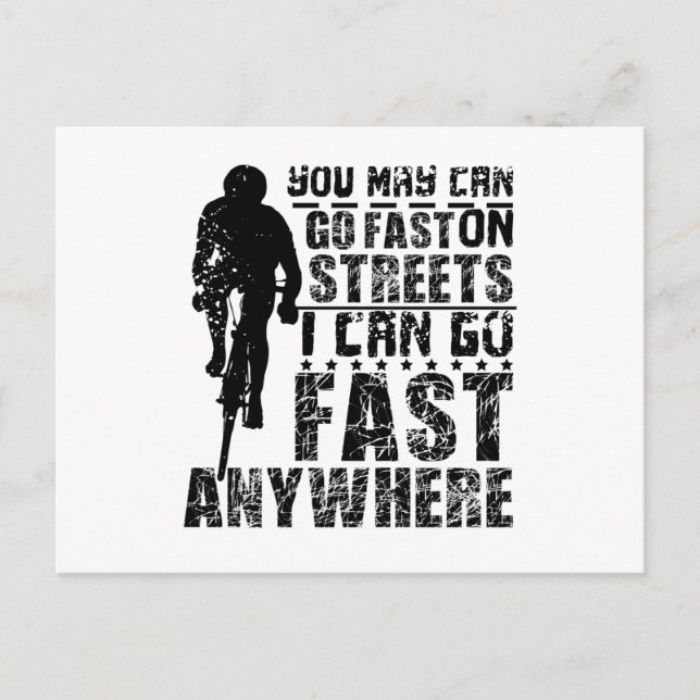 Carte Postale Fast Grax Bike (Devant)