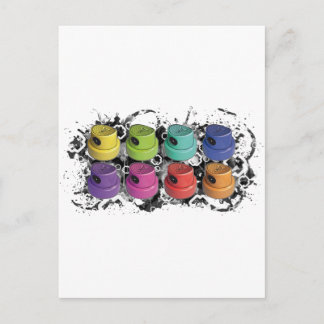 Carte Postale Fatcapschwarz