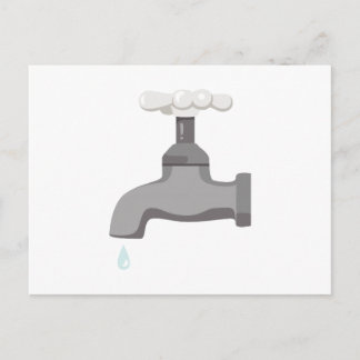 Carte Postale Faucet