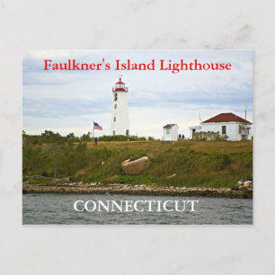 Carte Postale Faulkner's Island Lighthouse, Connecticut Postcard