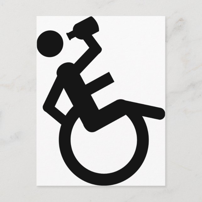 Carte Postale fauteuil roulant fauteuil roulant (Devant)