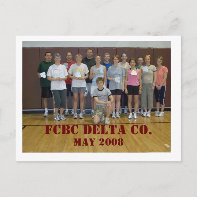 Carte Postale FCBC DELTA CO., mai 2008 (Devant)