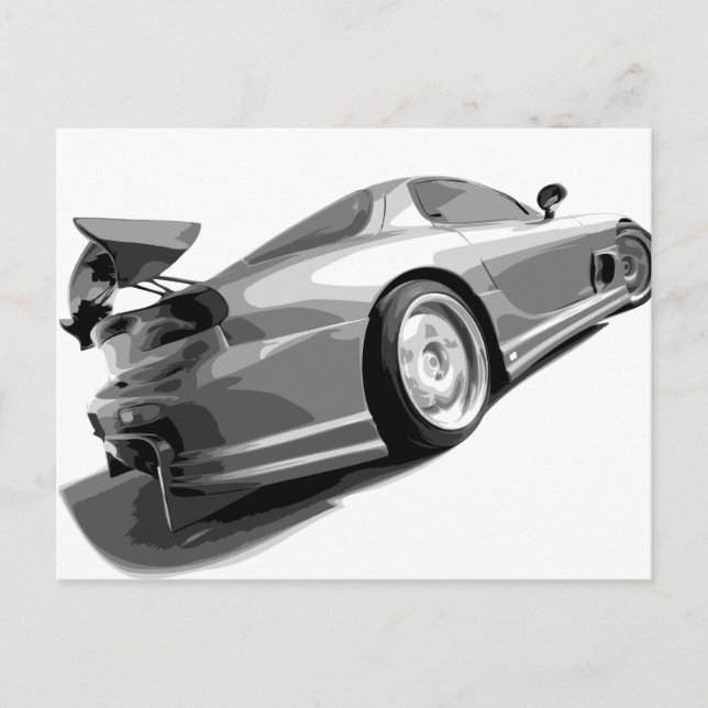 CARTE POSTALE FD3S RX7 (Devant)