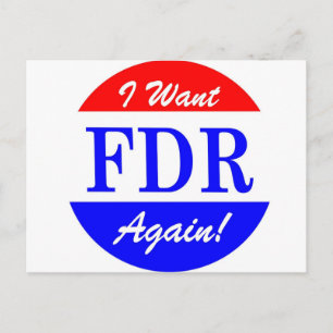 Carte Postale FDR - Le plus grand hommage du président américain