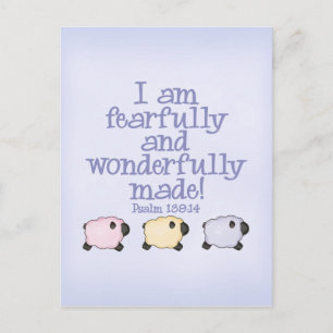 Carte Postale Fearful and Wonderful Fade - Bleu