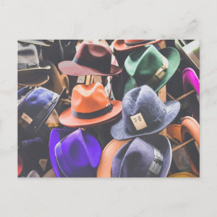 Carte Postale Fedoras casquette