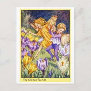 Carte Postale Fée de crocus