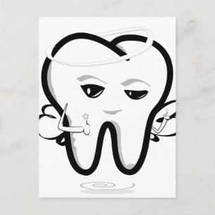 Carte Postale Fée de dents