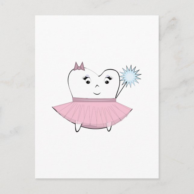 Carte Postale Fée de dents (Devant)