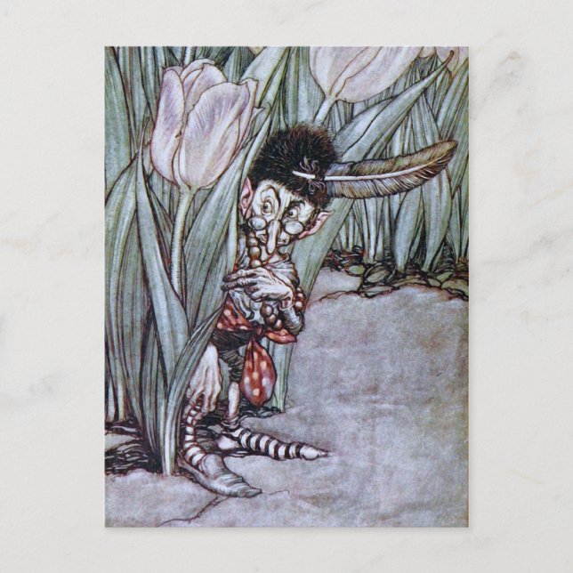 Carte Postale Fée de jardin (Devant)