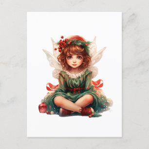 Carte Postale Fée de Noël