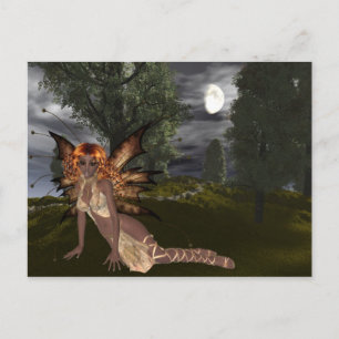 Carte Postale Fée de nuit Design 1 - Imaginaire Fae