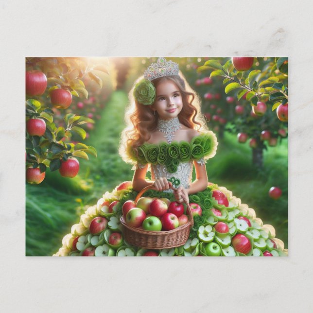 Carte Postale Fée de pomme (Devant)