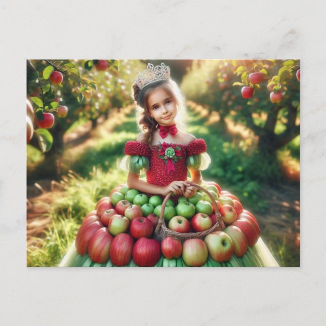 Carte Postale Fée de pomme (Devant)
