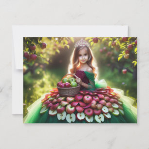 Carte Postale Fée de pomme