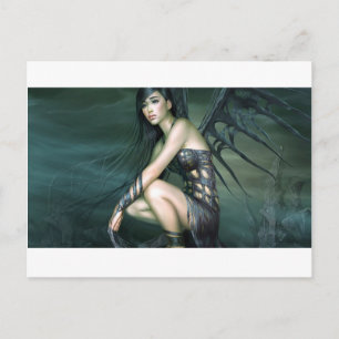 Carte Postale fée du dragon