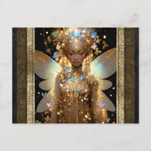 Carte Postale Fée flamboyante Imaginaire Art