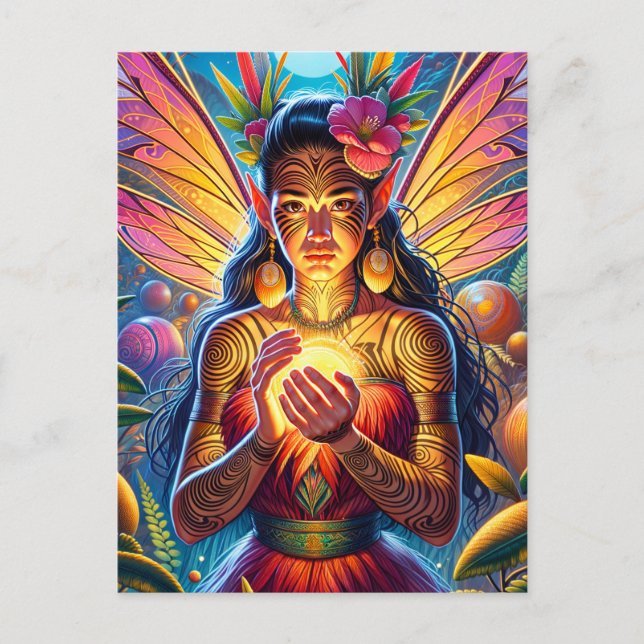 Carte Postale Fée maorie (Devant)