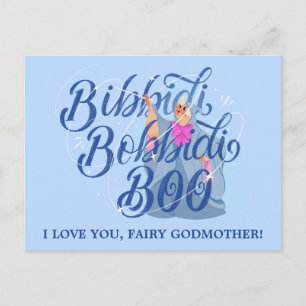 Carte Postale Fée marraine - Bibbidi Bobbidi Boo