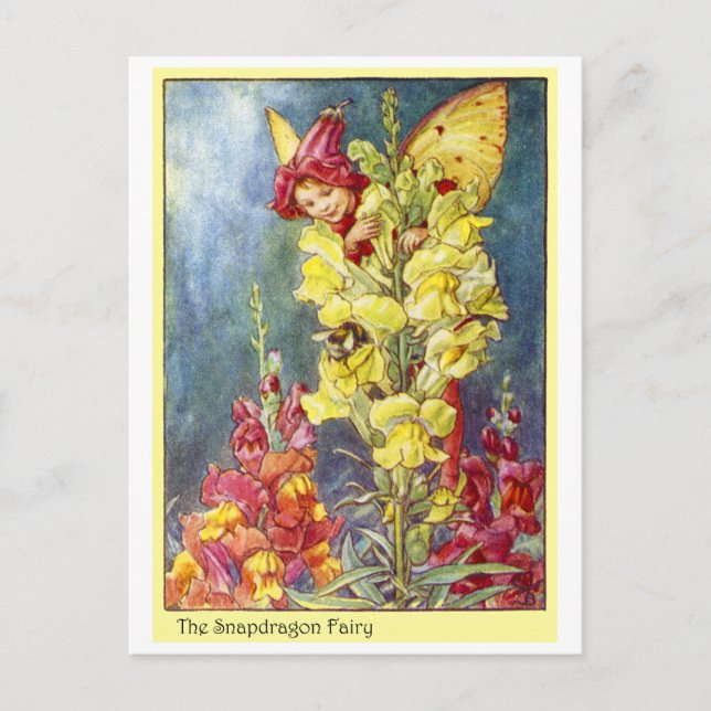 Carte Postale Fée Snapdragon (Devant)